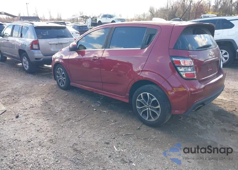 2017 Chevrolet Sonic Lt Auto from USA, damaged, VIN 1G1JD6SG8H4161652